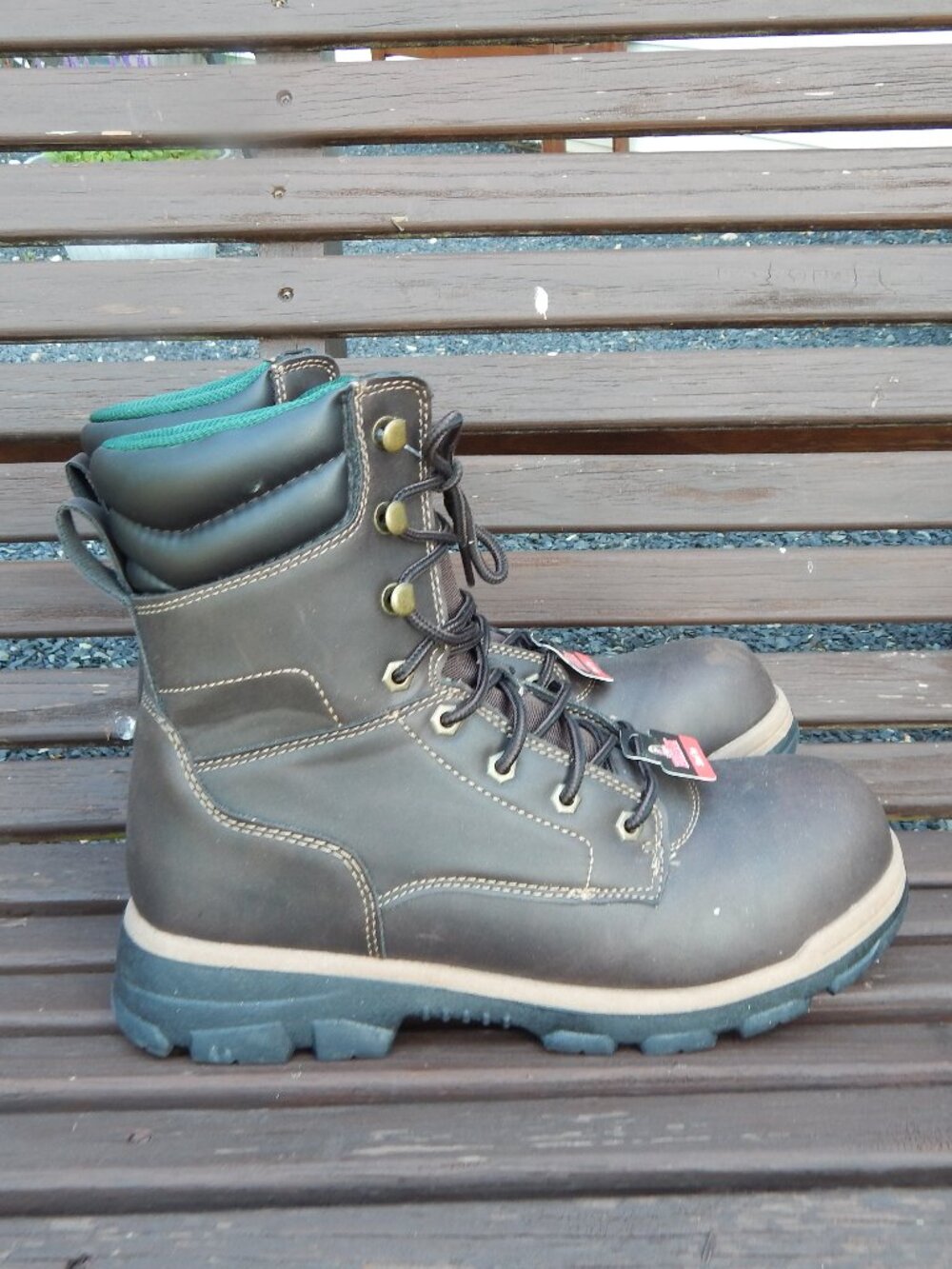 Brahma Steel Toe Work Boots Mens Size 10 WORN ONCE